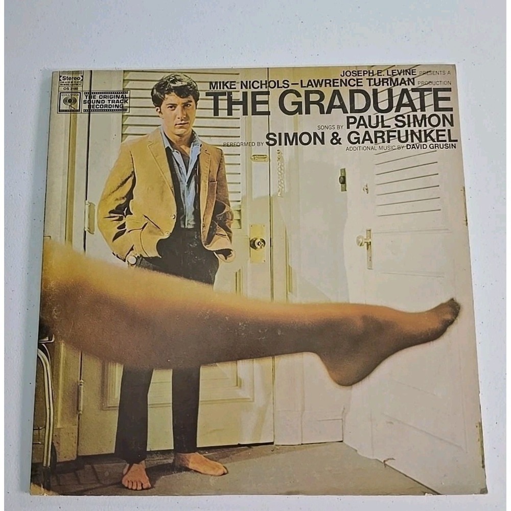 The Graduate Soundtrack Vinyl Simon & Garfunkel Columbia OS 3180 Stereo LP 1968
